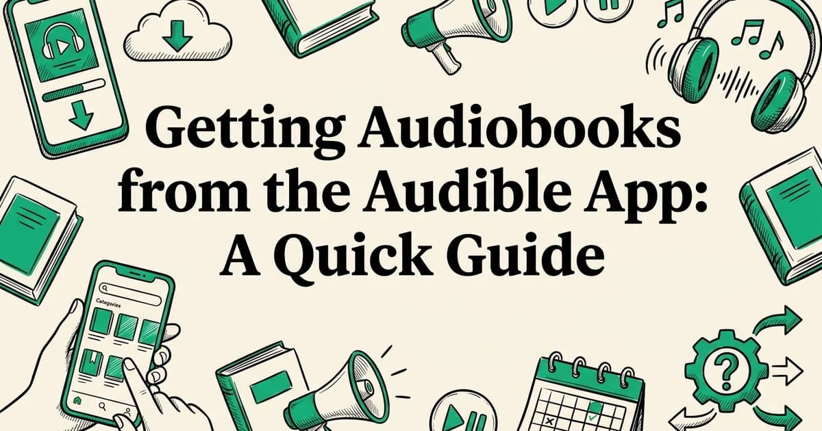 Getting Audiobooks from the Audible App: A Quick Guide
