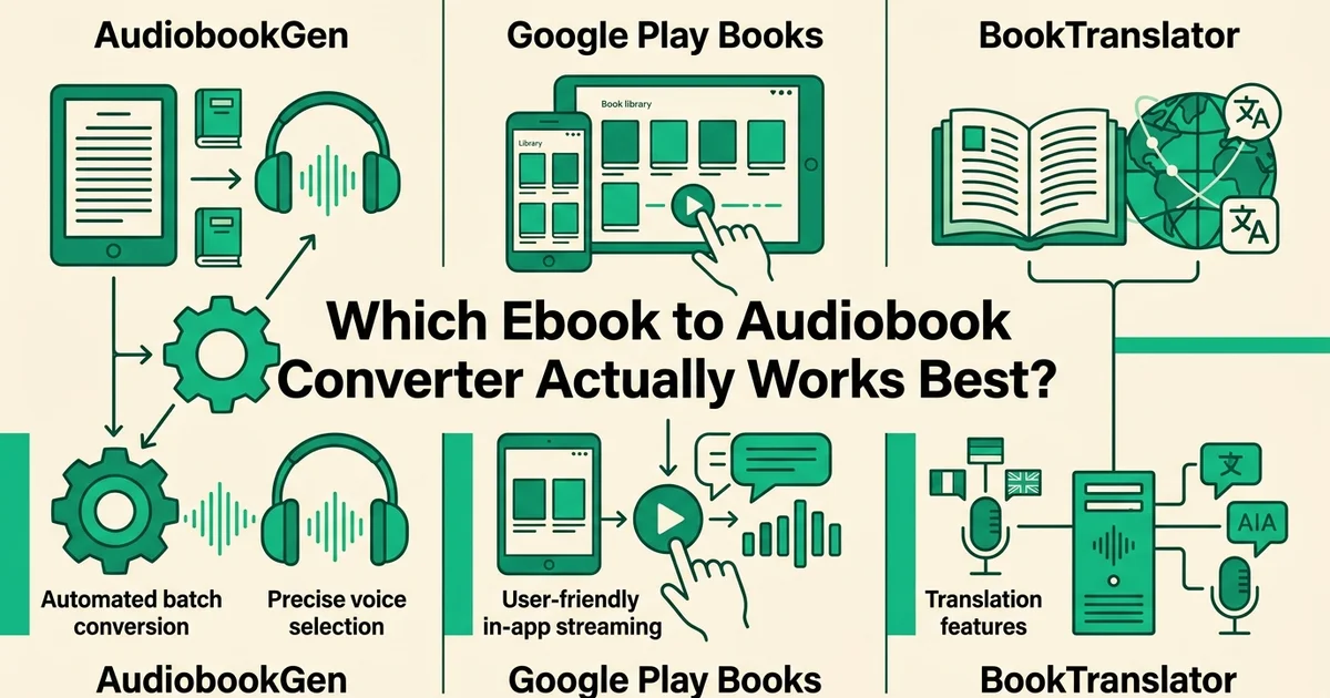 Which Ebook to Audiobook Converter Actually Works Best?