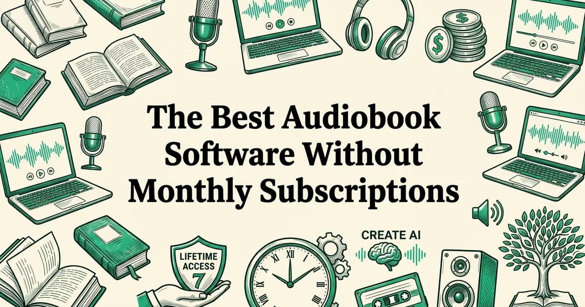 The Best Audiobook Software Without Monthly Subscriptions