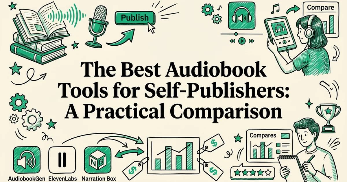 The Best Audiobook Tools for Self-Publishers: A Practical Comparison
