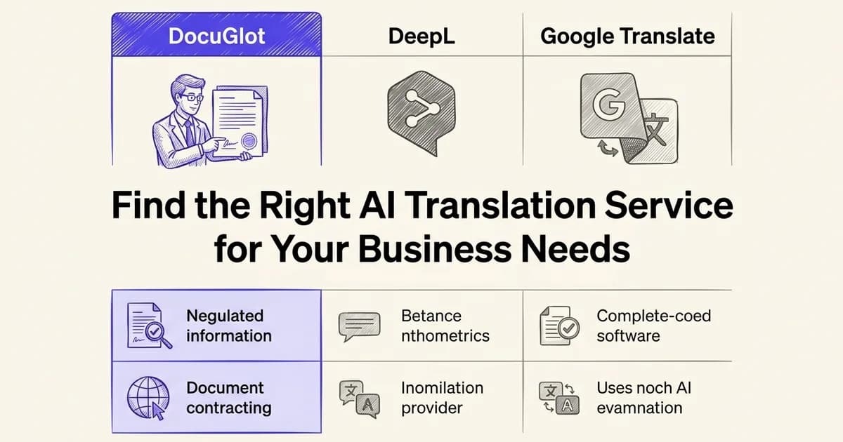 Find the Right AI Translation Service for Your Business Needs