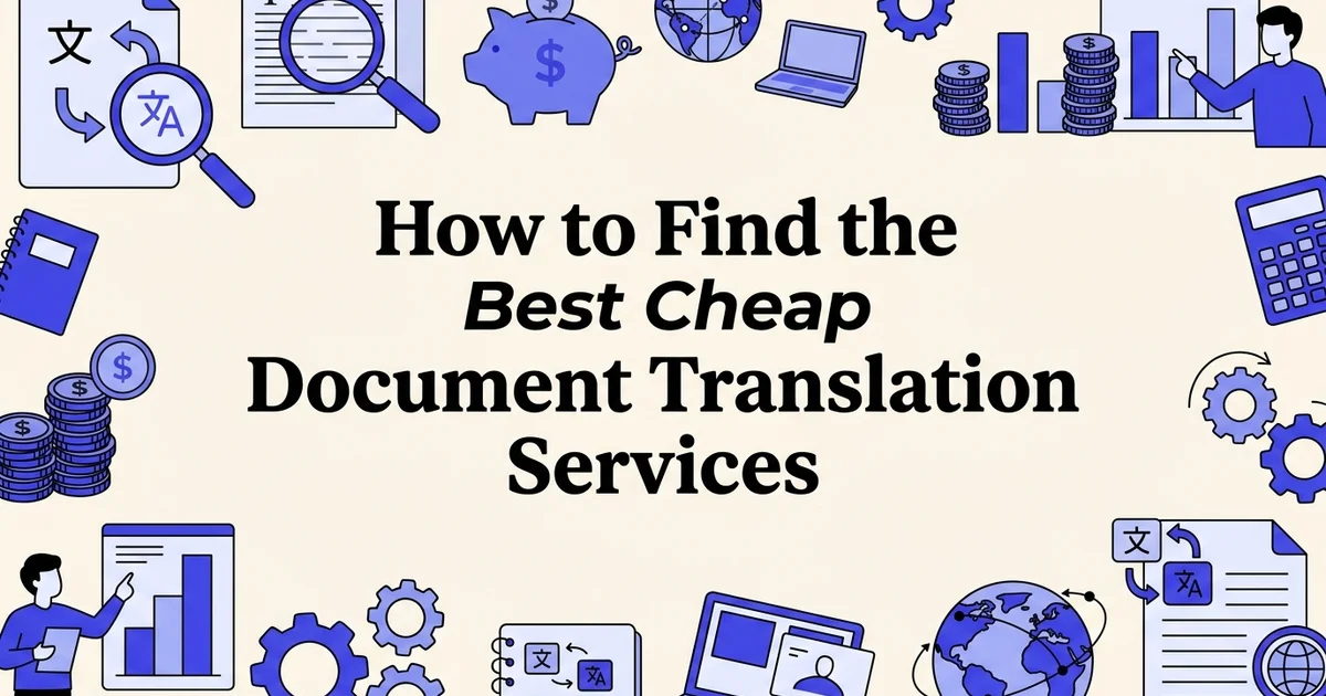 How to Find the Best Cheap Document Translation Services