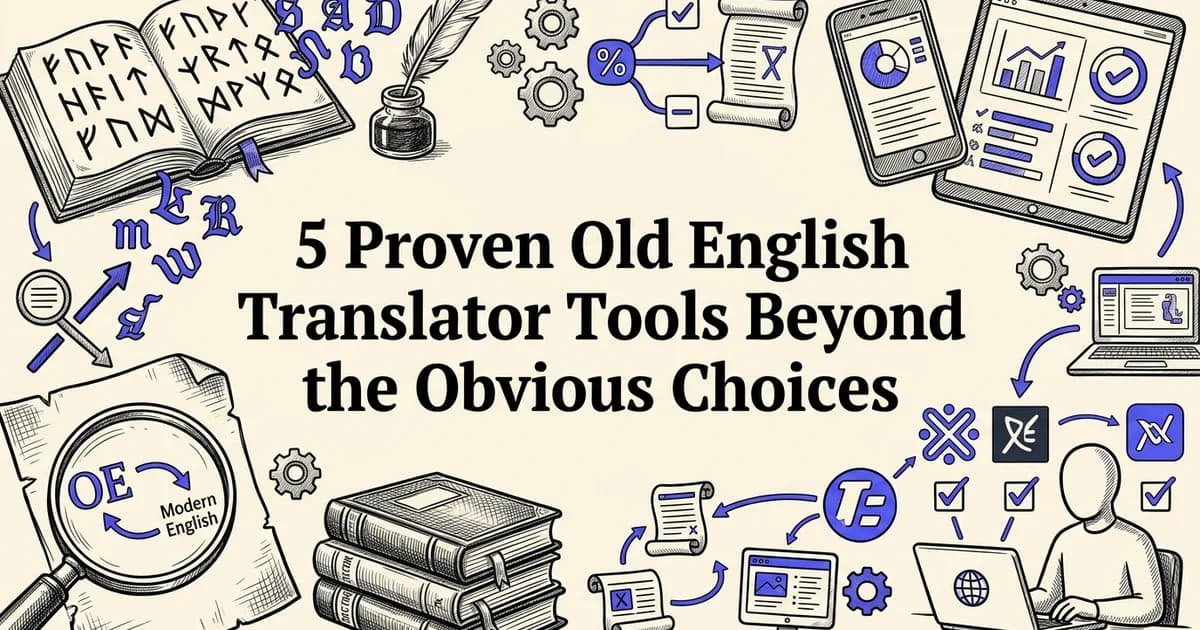5 Proven Old English Translator Tools Beyond the Obvious Choices