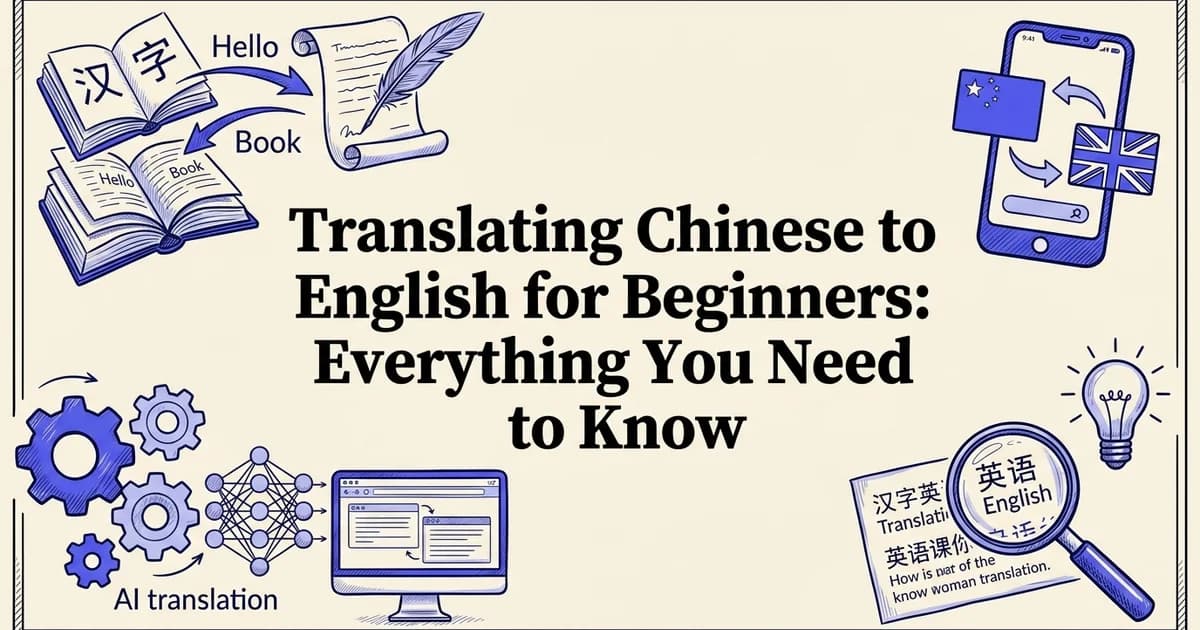 Translating Chinese to English for Beginners: Everything You Need to Know