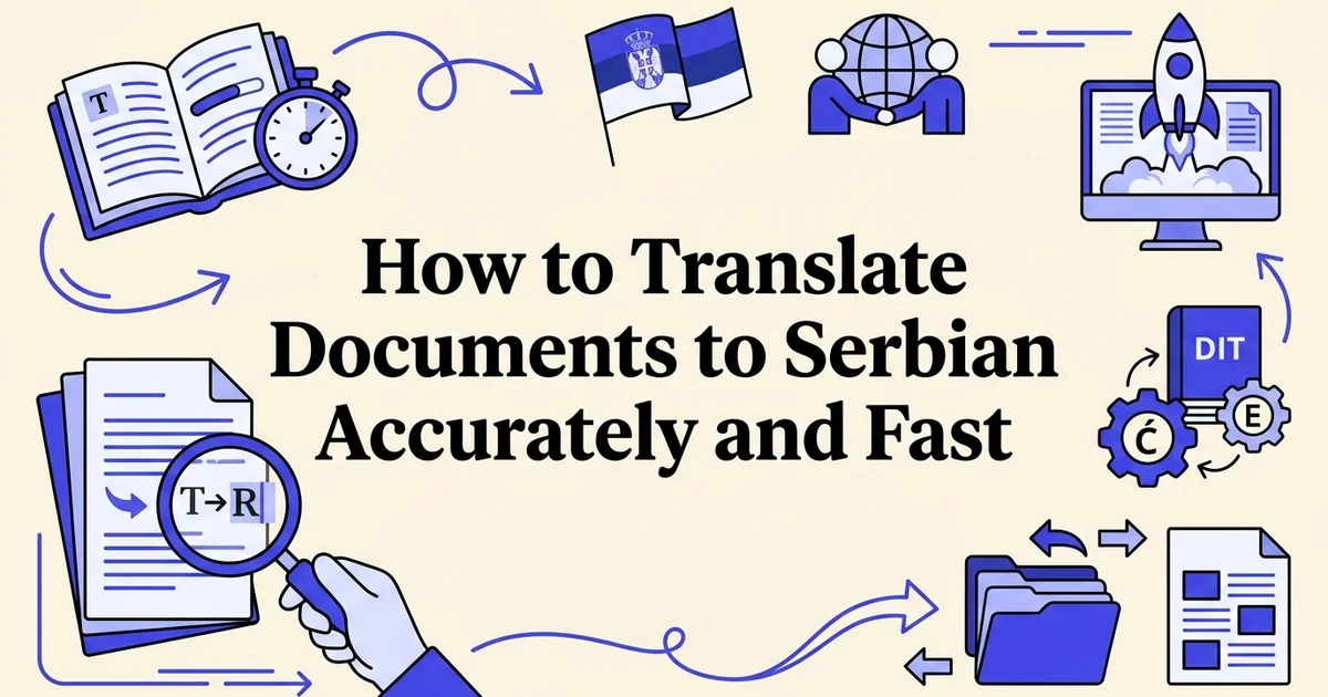 How to Translate Documents to Serbian Accurately and Fast