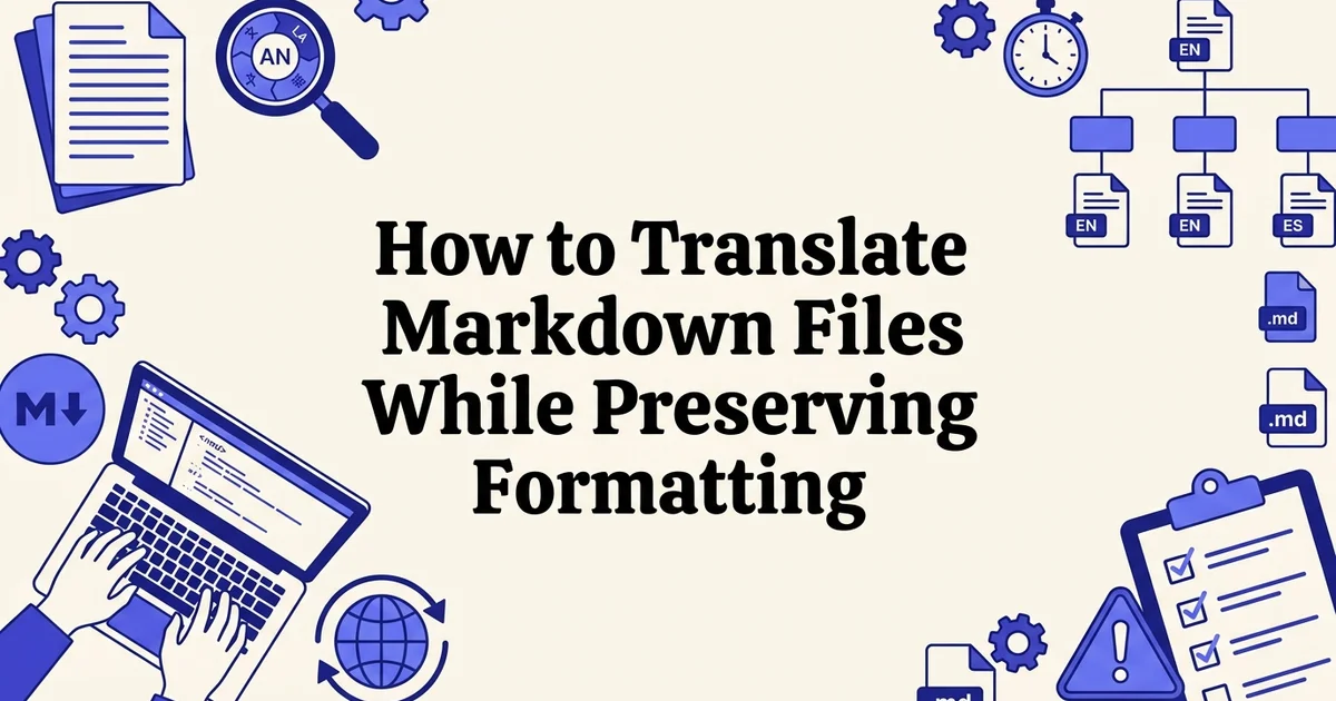 How to Translate Markdown Files While Preserving Formatting