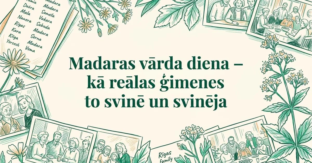 Madaras vārda diena – kā reālas ģimenes to svinē un svinēja