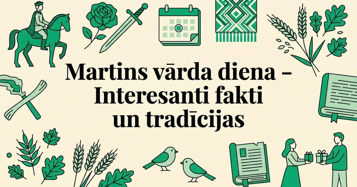 Martins vārda diena – Interesanti fakti un tradīcijas