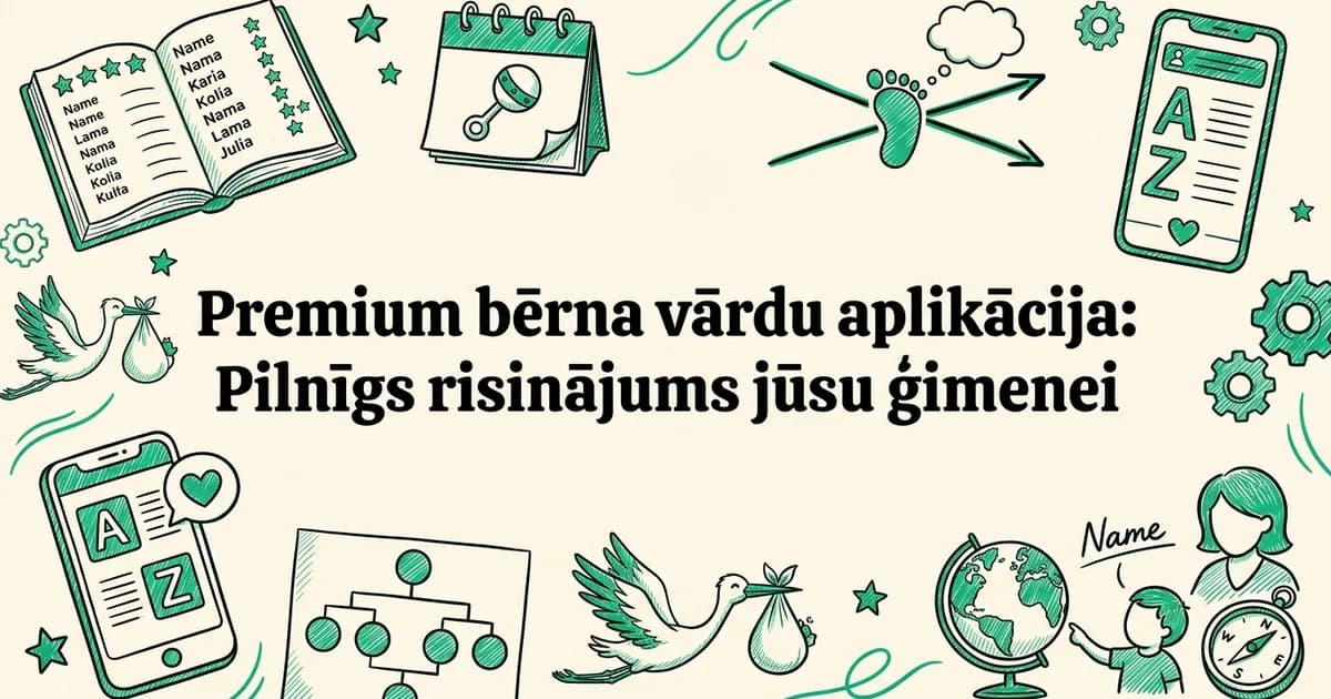 Premium bērna vārdu aplikācija: Pilnīgs risinājums jūsu ģimenei