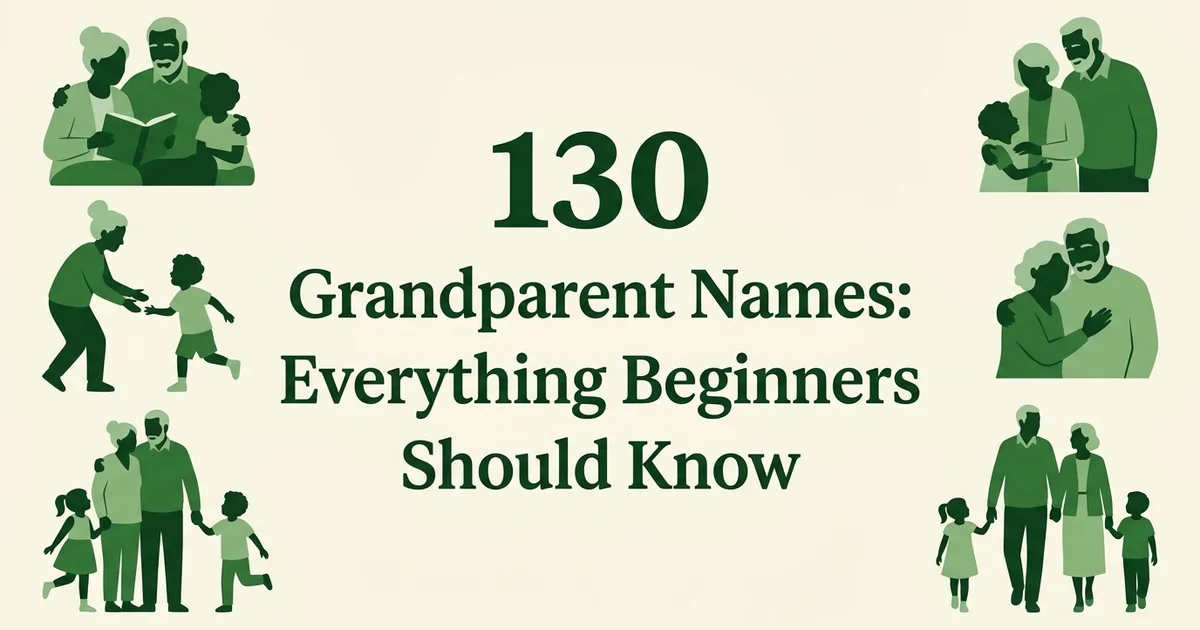 130 Cute Grandparent Names: Everything Beginners Should Know