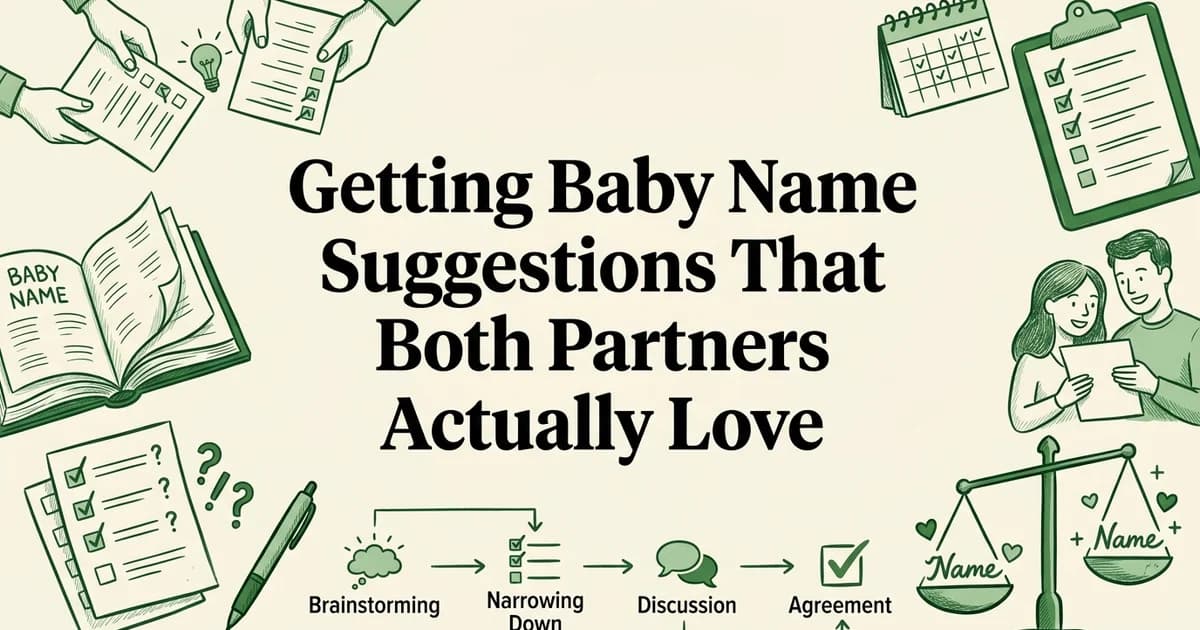 Getting Baby Name Suggestions That Both Partners Actually Love