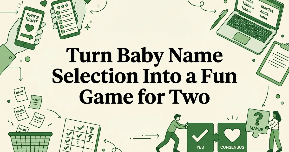Turn Baby Name Selection Into a Fun Game for Two
