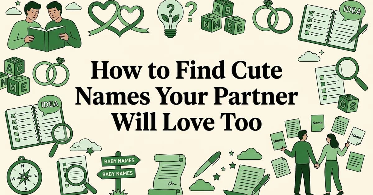 How to Find Cute Names Your Partner Will Love Too