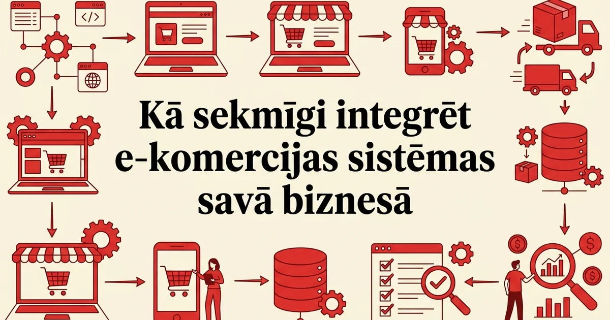 Kā sekmīgi integrēt e-komercijas sistēmas savā biznesā