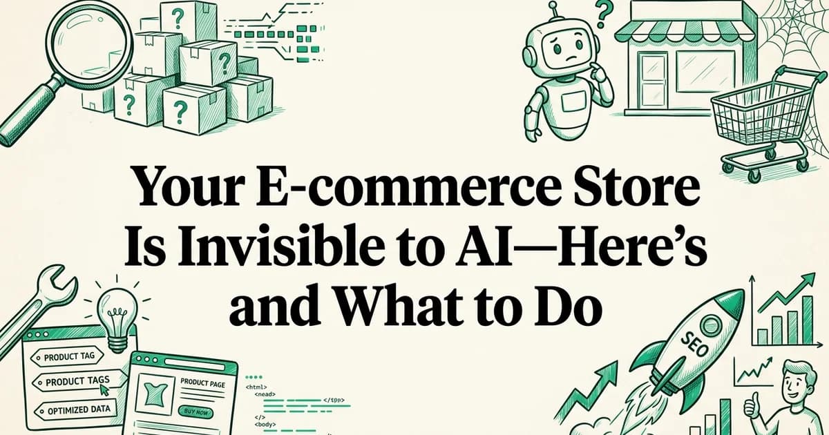 Your E-commerce Store Is Invisible to AI—Here's Why and What to Do