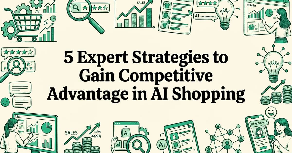 5 Expert Strategies to Gain Competitive Advantage in AI Shopping