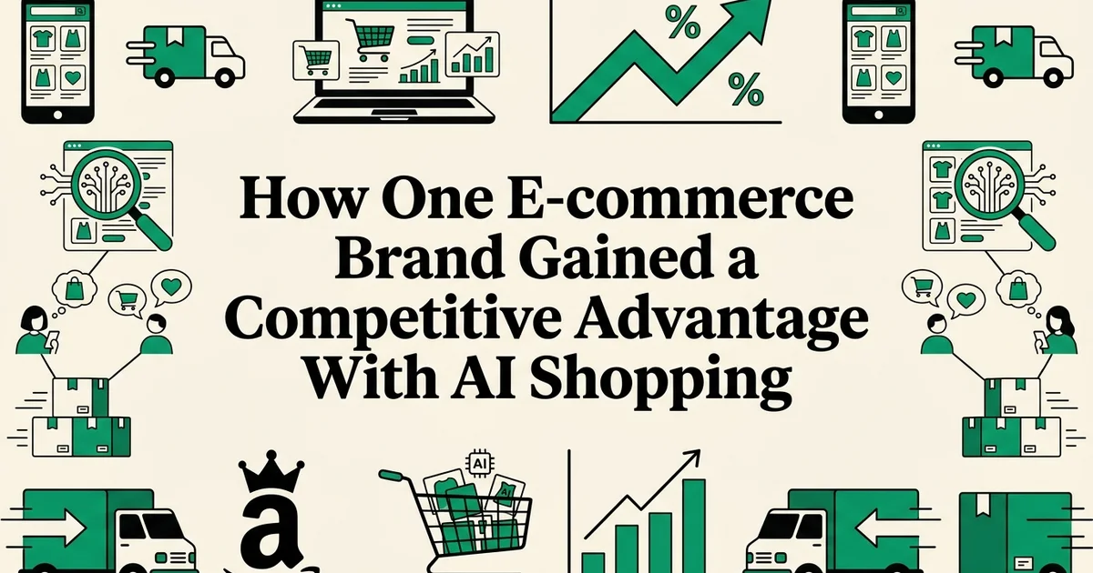 How One E-commerce Brand Gained a Competitive Advantage With AI Shopping