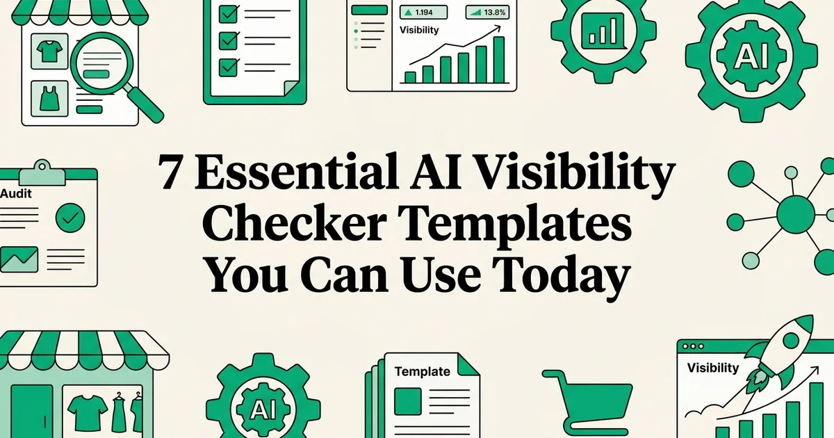 7 Essential AI Visibility Checker Templates You Can Use Today