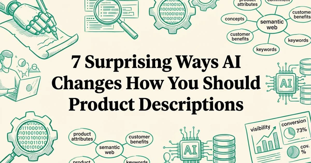 7 Surprising Ways AI Changes How You Should Write Product Descriptions