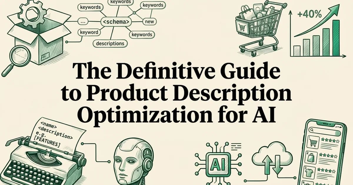 The Definitive Guide to Product Description Optimization for AI