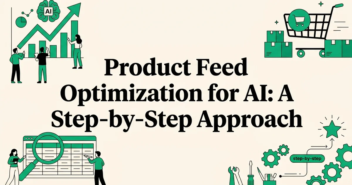 Product Feed Optimization for AI: A Step-by-Step Approach