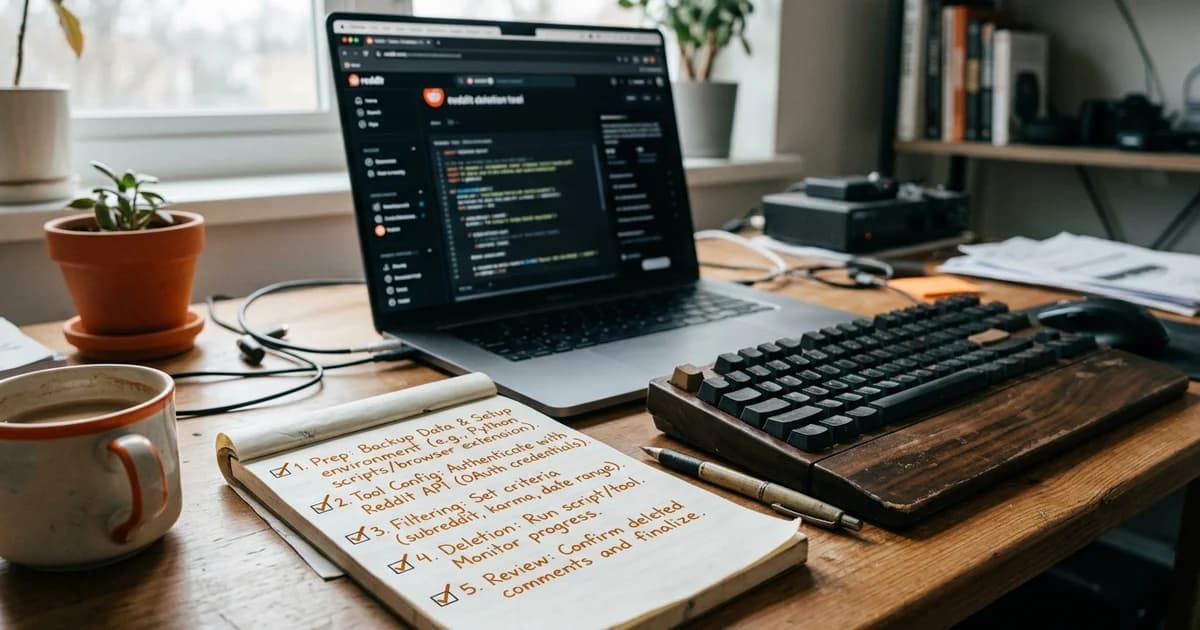The Complete Checklist for Deleting Reddit Comments in Bulk