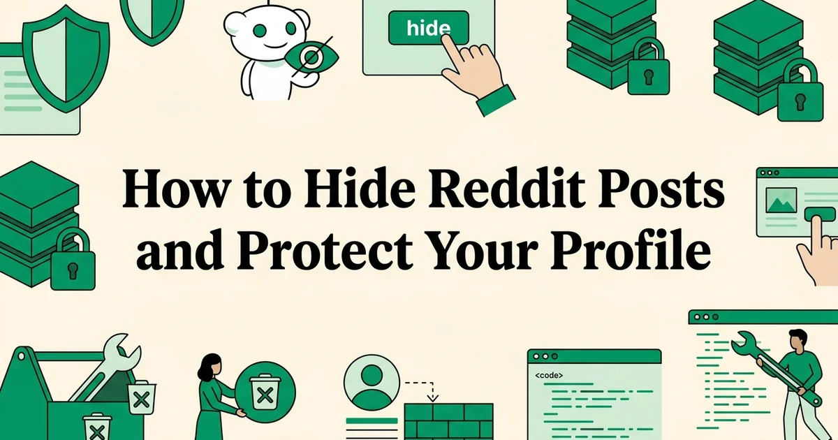 How to Hide Reddit Posts and Protect Your Profile
