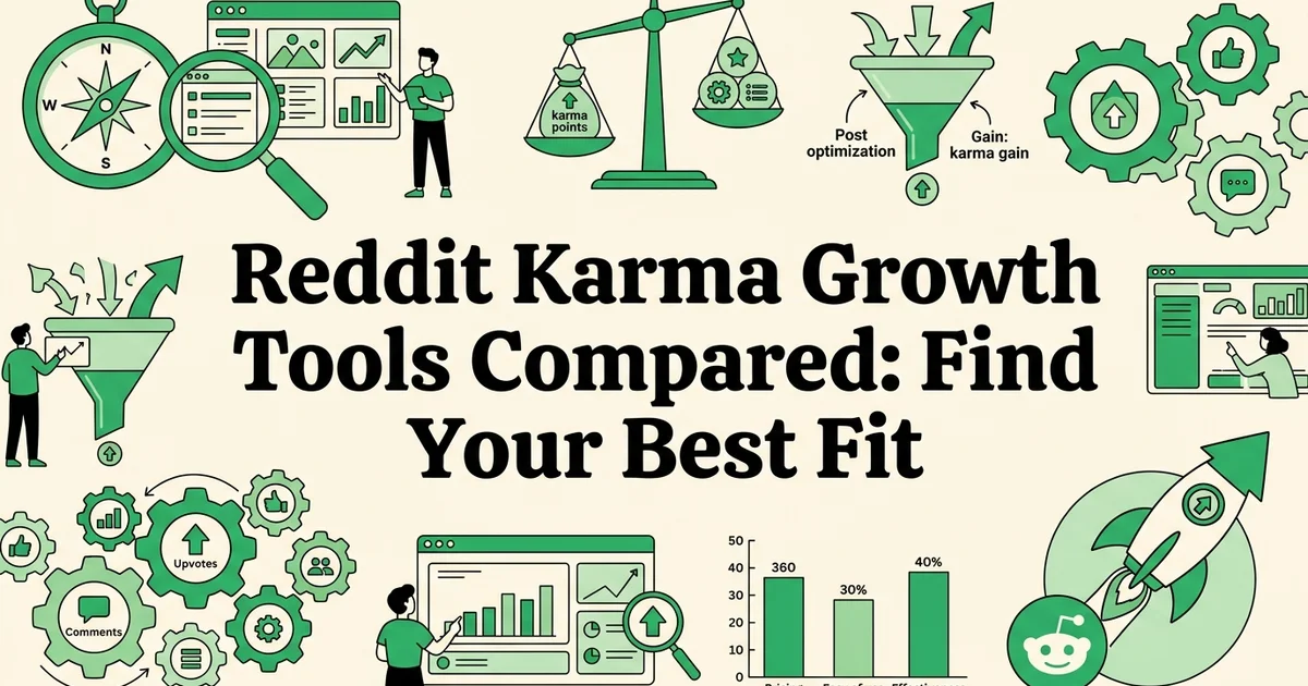 Reddit Karma Growth Tools Compared: Find Your Best Fit