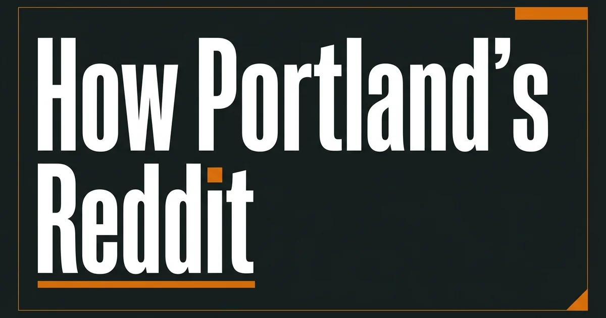 How Portland's Reddit Community Compares to Other Cities