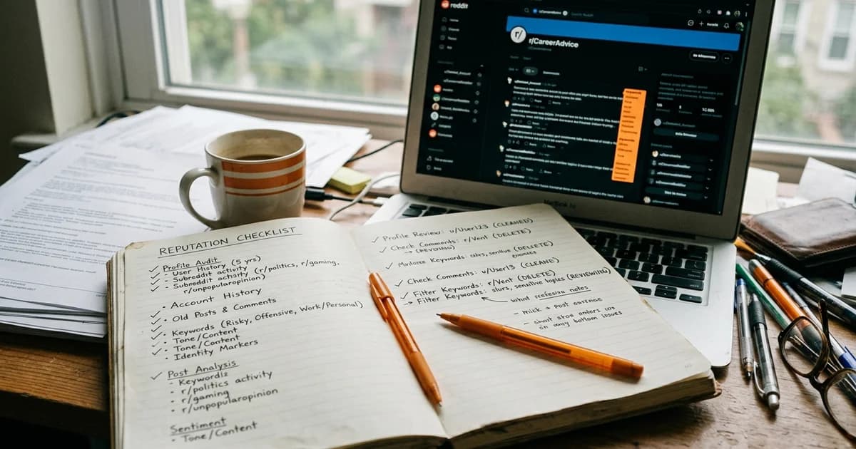 The Complete Reddit Reputation Risk Detection Checklist